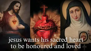 Jesus's apparitions to St Margaret Mary | history of the devotion to the sacred heart of Jesus