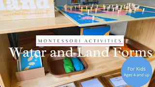 Montessori Activities for Kids Ages 4 and up|Land and Water Activities for Kids#Montessoriwithhart