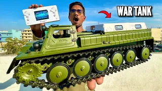 RC Unique Powerfull Panzer Tank Unboxing & Testing - Chatpat toy tv