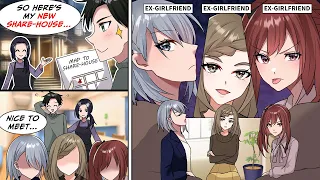 [Manga Dub] All three of my roommates are my ex girlfriends...!? [RomCom]