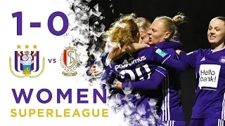 Superleague: RSCA 1-0 Standard de Liège Highlights 21/12/2018