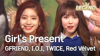 TWICE, Red Velvet, GFRIEND, I.O.I - Girl's Present