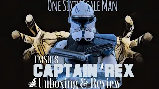 HOT TOYS TMS018 CLONE WARS CAPTAIN REX UNBOXING & REVIEW