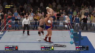 WWE2K17 Дасти Роудс против Андре Гиганта против Халка Хогана.