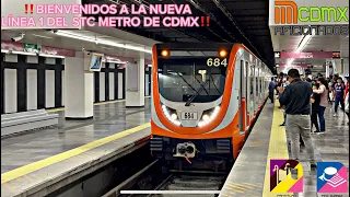 ‼️BIENVENIDOS A LA NUEVA LINEA 1 DEL STC METRO DE CDMX‼️🚇🩷🇲🇽🧡