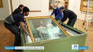 France 3 NA - Arrivée du célèbre Balcon de Manet au MusBA - 150 ans de l'impressionnisme