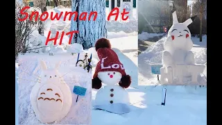 Snowman Building Contest, Harbin Institute of Technology