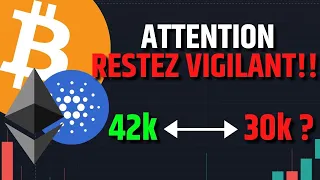 ATTENTION LE BITCOIN PUMP MAIS IL FAUT RESTER VIGILANT! -Analyses BTC/ETH/ADA