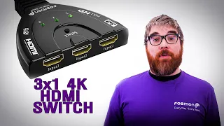 TECH TALK: 3x1 4K HDMI Switch