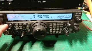 HF test of a Yaesu FT-847 #2 With FC-20 tuner
