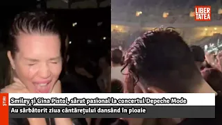 Smiley și Gina Pistol, sărut pasional la concertul Depeche Mode |Libertatea