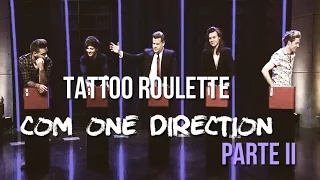 Tattoo Roulette com One Direction - The Late Late show - Legendado - PT/BR [Parte 2]