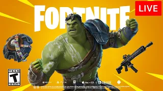 🔴 [LIVE] *NEW* FORTNITE UPDATE! (NEW HULK SKIN)