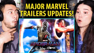 MAJOR Marvel TRAILERS UPDATE! | Spider-Man No Way Home, Hawkeye, Eternals, Dr Strange 2 | Reaction
