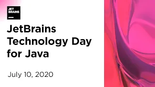 JetBrains Technology Day for Java 2020