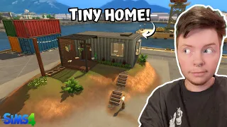 How to make a TINY SHIPPING CONTAINER House!!