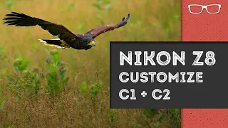 How to customize the c1 + c2 auto focus areas on your Nikon z8