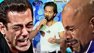 Indian idol  में इस लड़के ने इंडिया आइडल में क्या गाना गया सभी का रोंगटे खड़े हो गए। #indianidol13