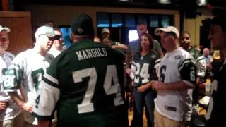 Charlotte NY Jets Fans - Connelly (74) Doing His Best Rex Ryan Impersonation