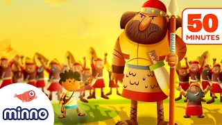 Overcoming Giants! Lessons of COURAGE from David & Goliath and 8 More Bible Stories for Kids