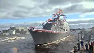 LCS 7 Detroit Side Launch