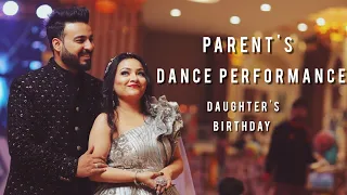 Parents dance performance on first birthday || Mom & Dad special dance performance video #dance