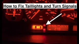 How to Repair BMW 99-06 E46 Tail Lights and Turn Signals That Stopped Working