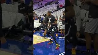 Kevin Durant's pregame workout routine is different 🤯 | #shorts