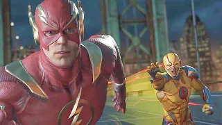 Injustice 2 - Flash Vs Reverse Flash Fight Scene