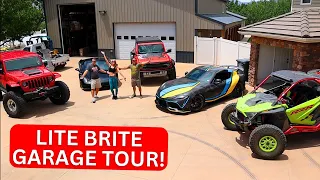 LITE BRITE GARAGE TOUR!