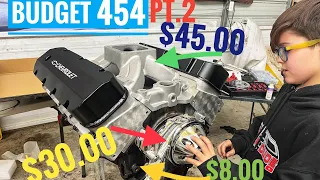 No machine work BUDGET 454 engine build for BOOST returns