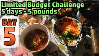 Limited Budget Challenge - £5 for 5 Days - DAY 5