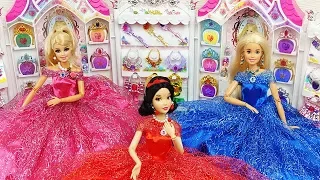 💖PRINCESS BARBIE DOLL DRESS UP💖SNOW WHITE DRESS UP 💖Putri barbie pesta berdandan💖