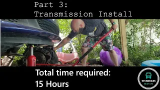 Dodge Grand Caravan Transmission Replacement at Home! - Part 3: Transmission Install