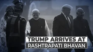 Trump in India Day 2: US President receives ceremonial welcome at Rashtrapati Bhavan