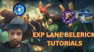 The Killer Tank Belerick EXP Lane Tutorials by Professor Joseph ML in Mobile Legends MLBB.