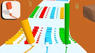 Crayon Rush 3D ​- All Levels Gameplay Android,ios (Levels 15-18)