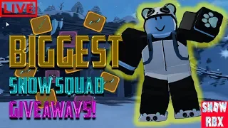 Biggest Snow Squad Giveaway + Cosmetic Grind Runs with Fans!