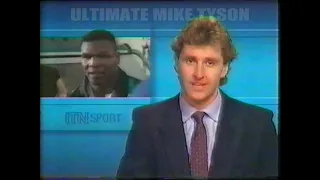 MIKE TYSON ITV NEWS CLIPS 1989