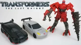 Transformers The Last Knight One Step Turbo Changers Scorn Cogman Autobot Drift Cyberfire with Drago