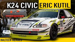 🏅GLTC Civic's Second Coming - Eric Kutil's K24 EG Sedan | HALTECH HEROES