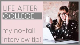 LIFE AFTER COLLEGE: First Job Interview Tips & A MAJOR Mistake To Avoid! | Shallon Lester