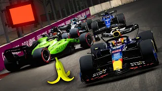 MENTAL LAS VEGAS GP! LATE RED FLAG! 5 CARS FIGHT FOR 1ST! - F1 23 MY TEAM CAREER Part 73