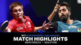 Sathiyan Gnanasekaran vs Samuel Kulczycki | MS Qual | WTT Star Contender Ljubljana 2023