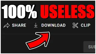 YouTube's "Download" Button Is a Joke (YouTube Premium "Scam")