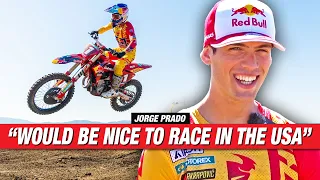 Why is MXGP Champion Jorge Prado testing Supercross in the USA?