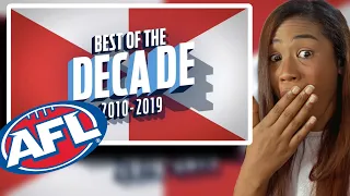 Best of the Decade: 2010-2019 | Incredible Goals | AFL | Reaction