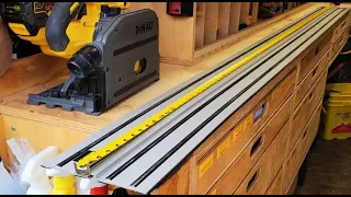 DeWalt 60V track saw - reviewing the TRACKS for the saw