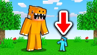 Becoming Tiny To Cheat In Minecraft Hide And Seek!