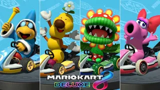 Mario Kart 8 Deluxe - Wave (4-5) // All 4 New Characters (Kamek, Wiggler, Petey Piranha, Birdo)